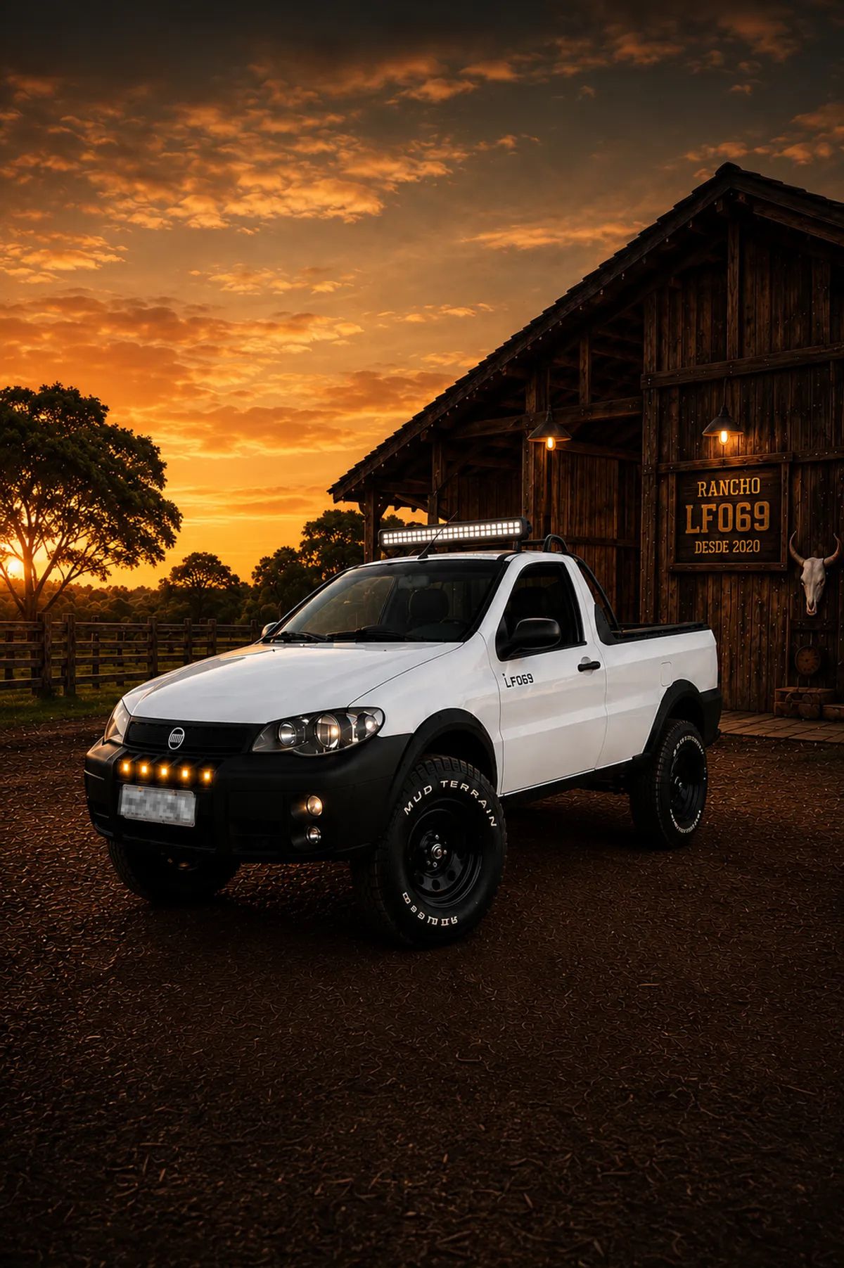 Stradinha Cabritinha Mud Terrain, a picape sorteada